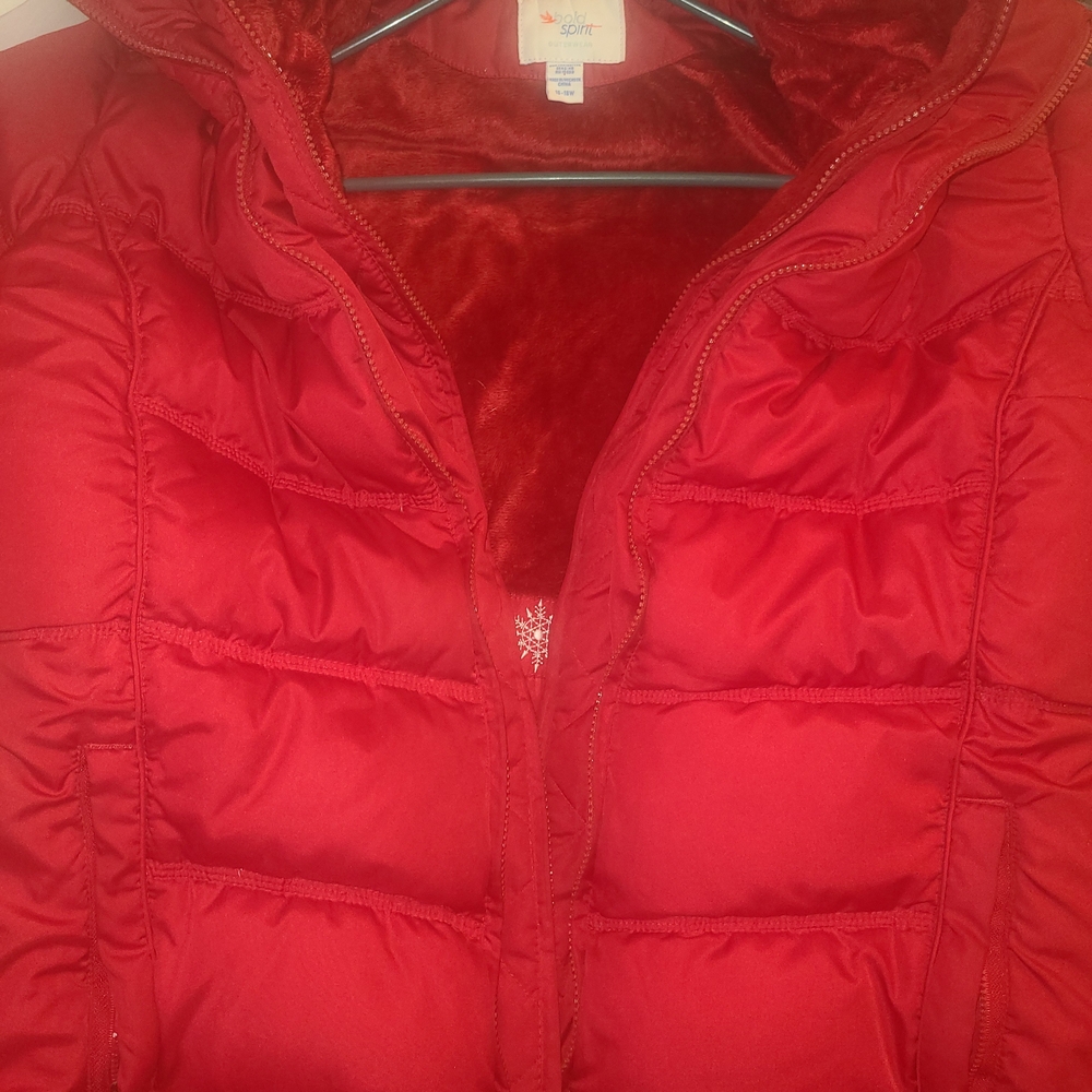 Spirit Women's Bold Red Puffer Jacket